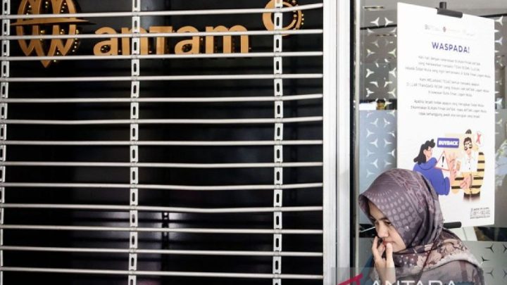 Selasa ini harga emas Antam turun Rp17.000 jadi Rp2,580 juta/gr