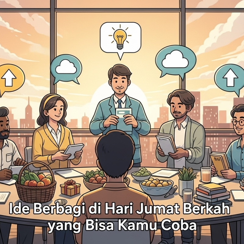 Ide Berbagi di Hari Jumat Berkah yang Bisa Kamu Coba