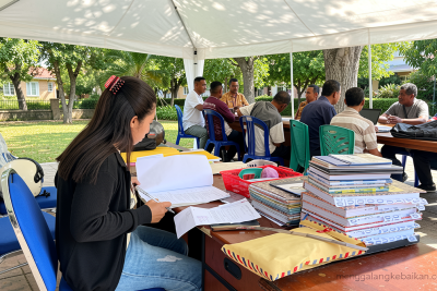 Pascagempa, aktivitas Sekda Sikka dipindahkan sementara ke tenda