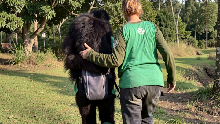 Khawatir stres, tim dampingi orangutan pascaevakuasi dari hutan Kaltim