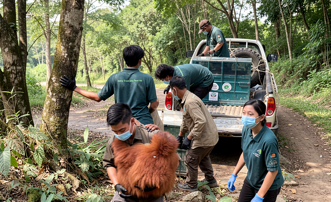 BKSDA Jambi rehabilitasi 5 Orangutan Sumatera hasil penyelamatan