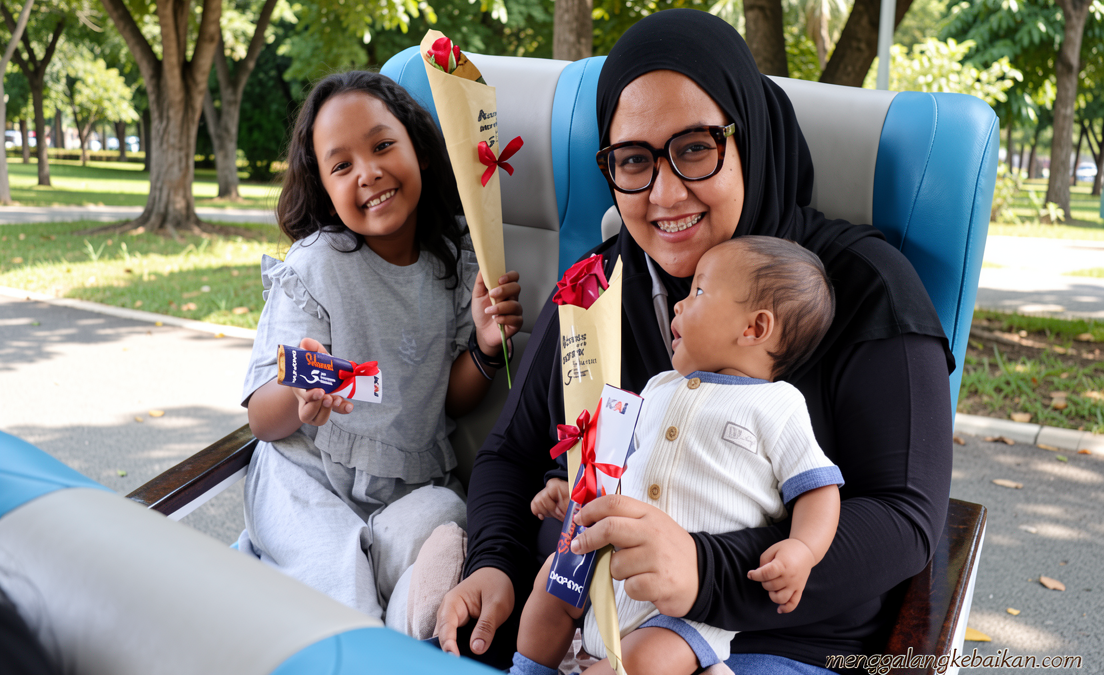 KAI Daop 6 bagikan cokelat-mawar sambut Hari Pelanggan Nasional 2026