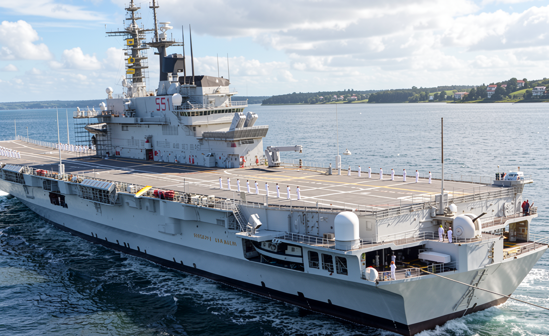 Spesifikasi KRI Gajah Mada, kapal induk baru TNI AL dari Italia