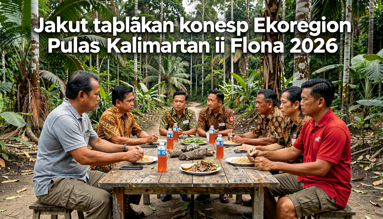 Jakut tampilkan konsep Ekoregion Pulau Kalimantan di Flona 2026