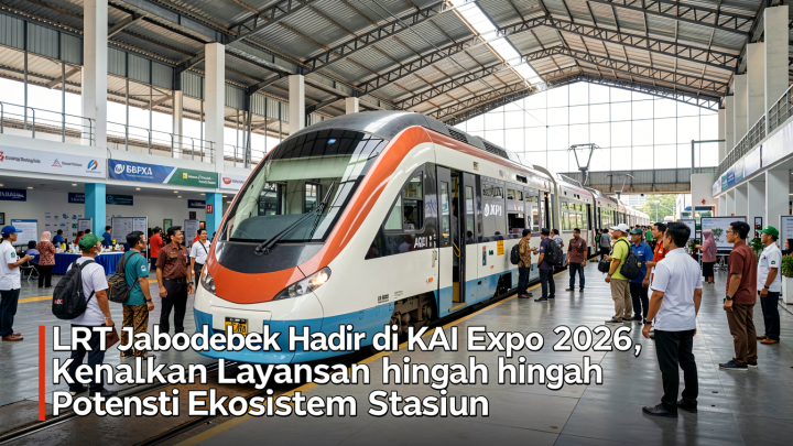 LRT Jabodebek Hadir di KAI Expo 2026, Kenalkan Layanan hingga Potensi Ekosistem Stasiun
