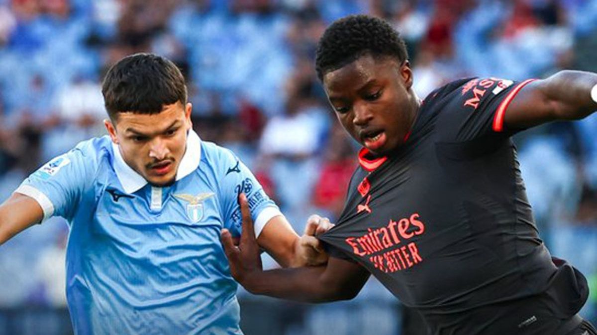 Laga Lazio melawan AC Milan berakhir imbang 2-2
