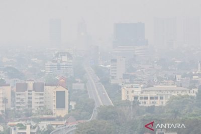 Jumat, kualitas udara Jakarta terburuk keempat di dunia